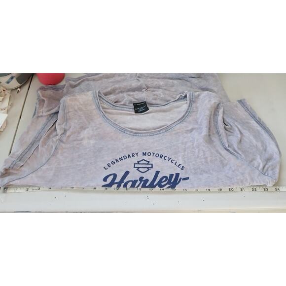 Harley Davidson Tombstone Arizona Burnout Graphic Top Womens Plus 2XL Bikercore - Picture 8 of 10